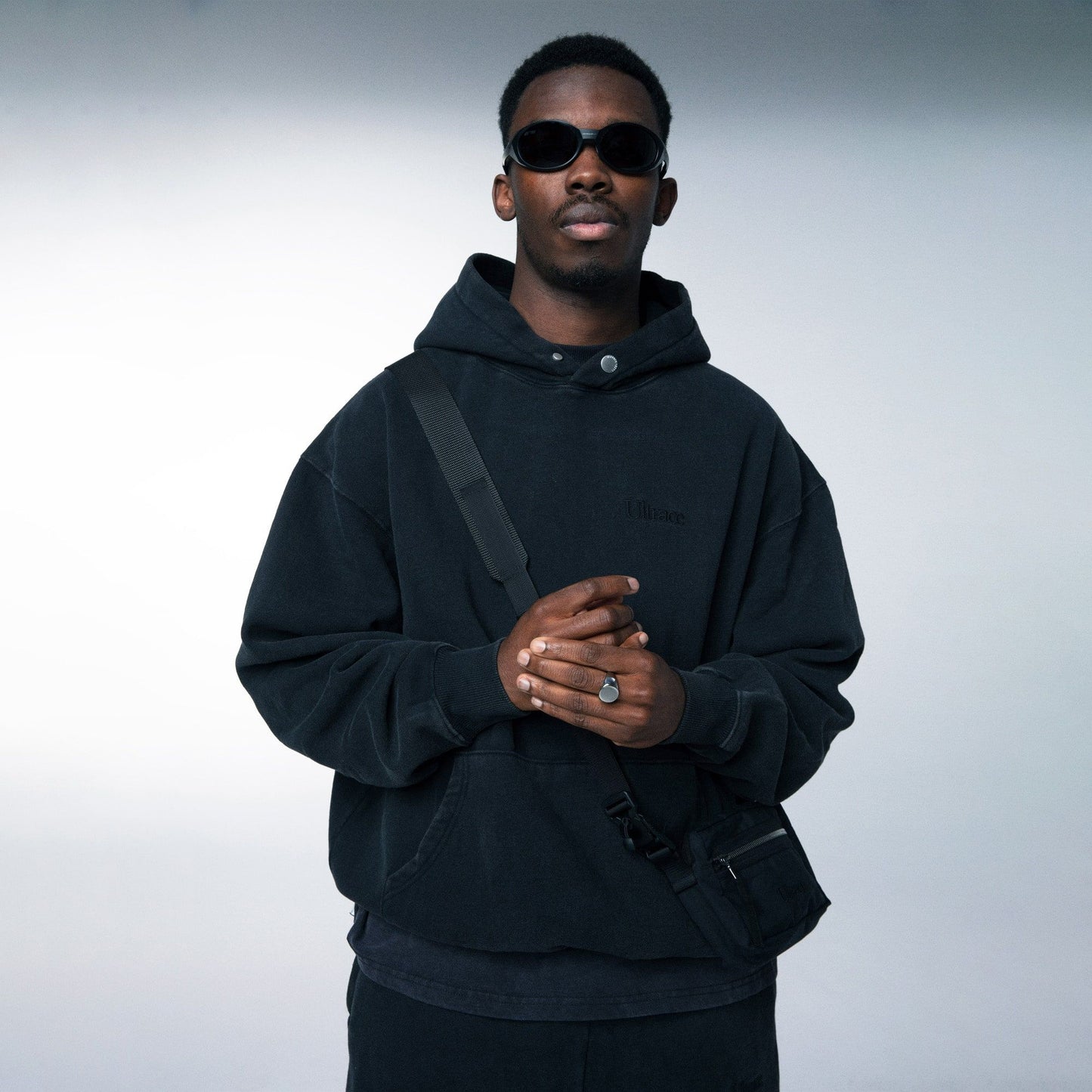 Midnight Black Hoodie
