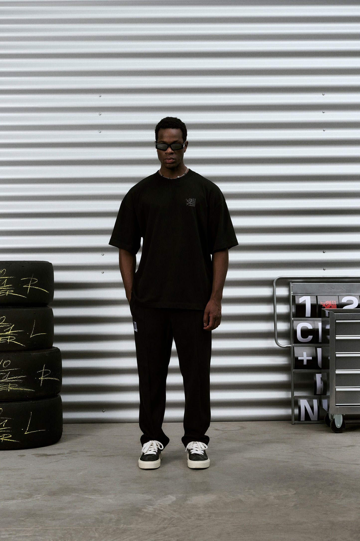 Crest Black T-Shirt