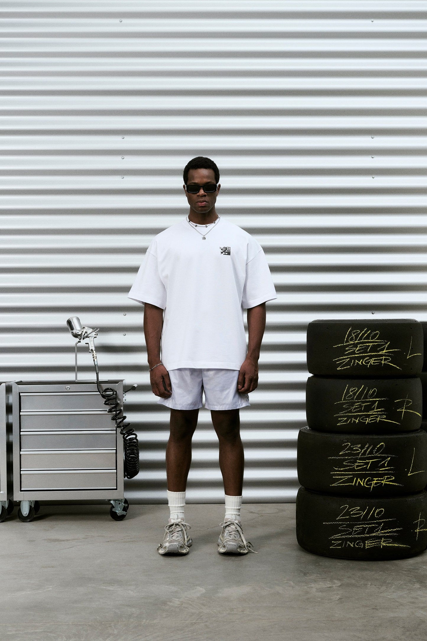 Crest White T-Shirt