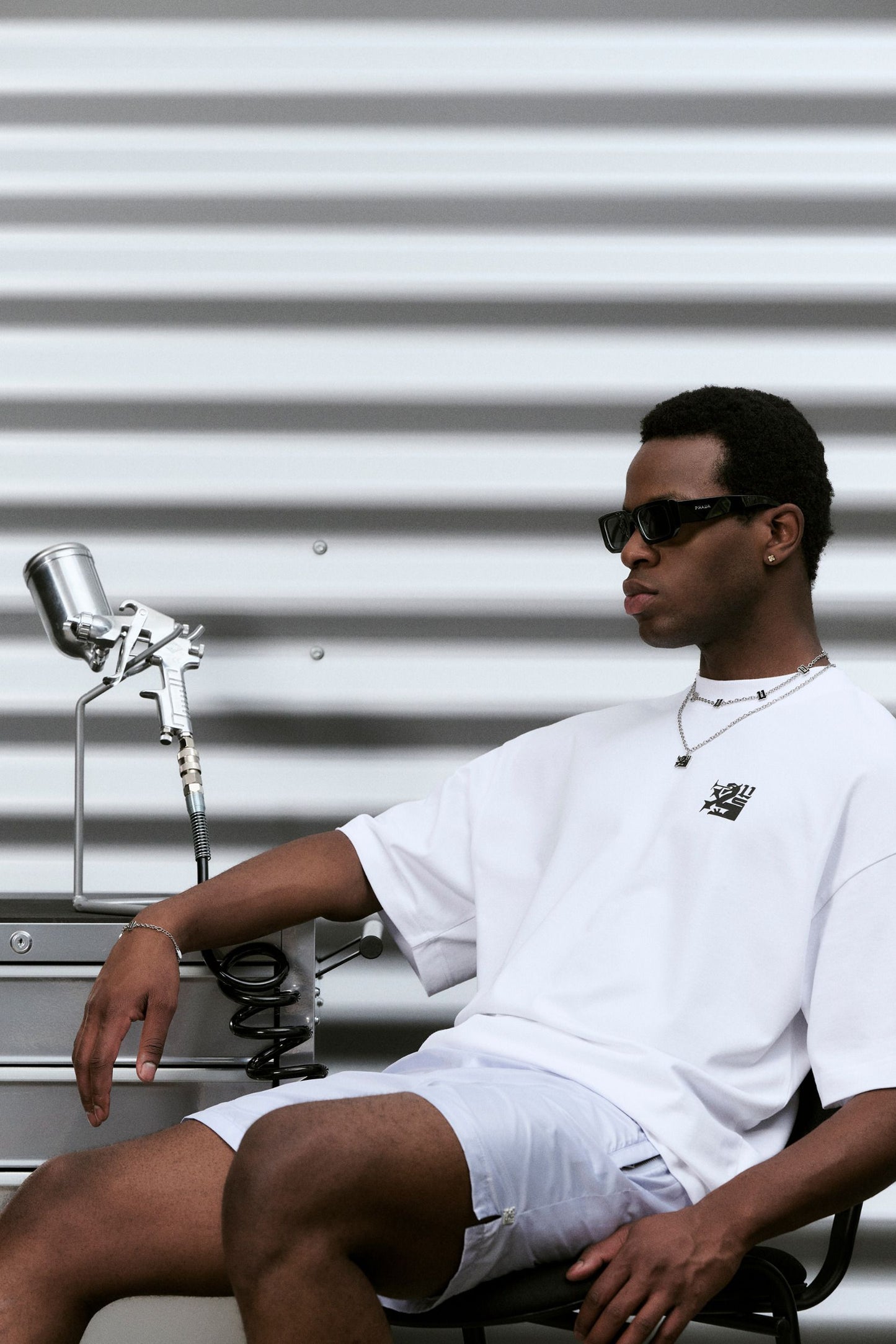 Crest White T-Shirt