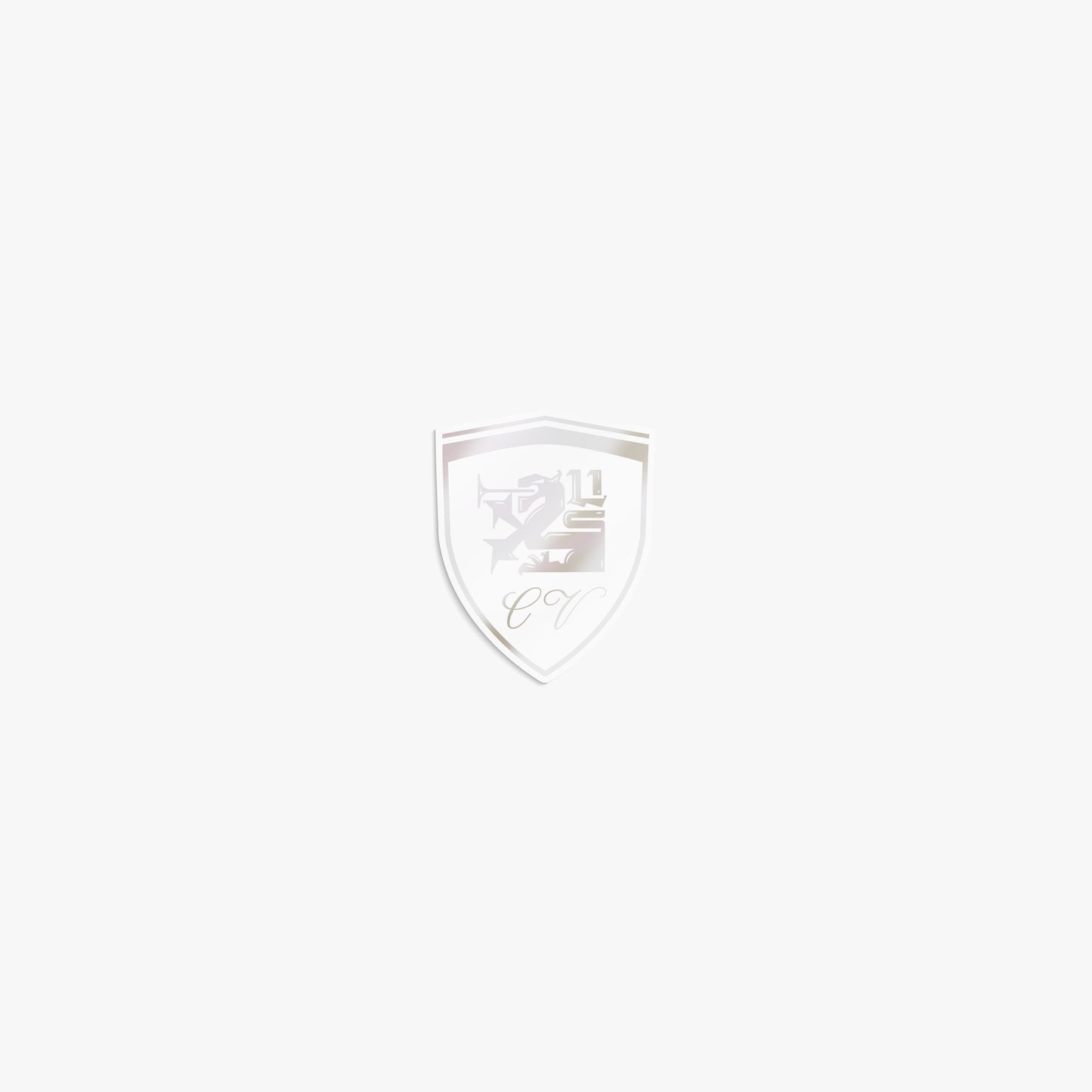 Silver Griffin Sticker