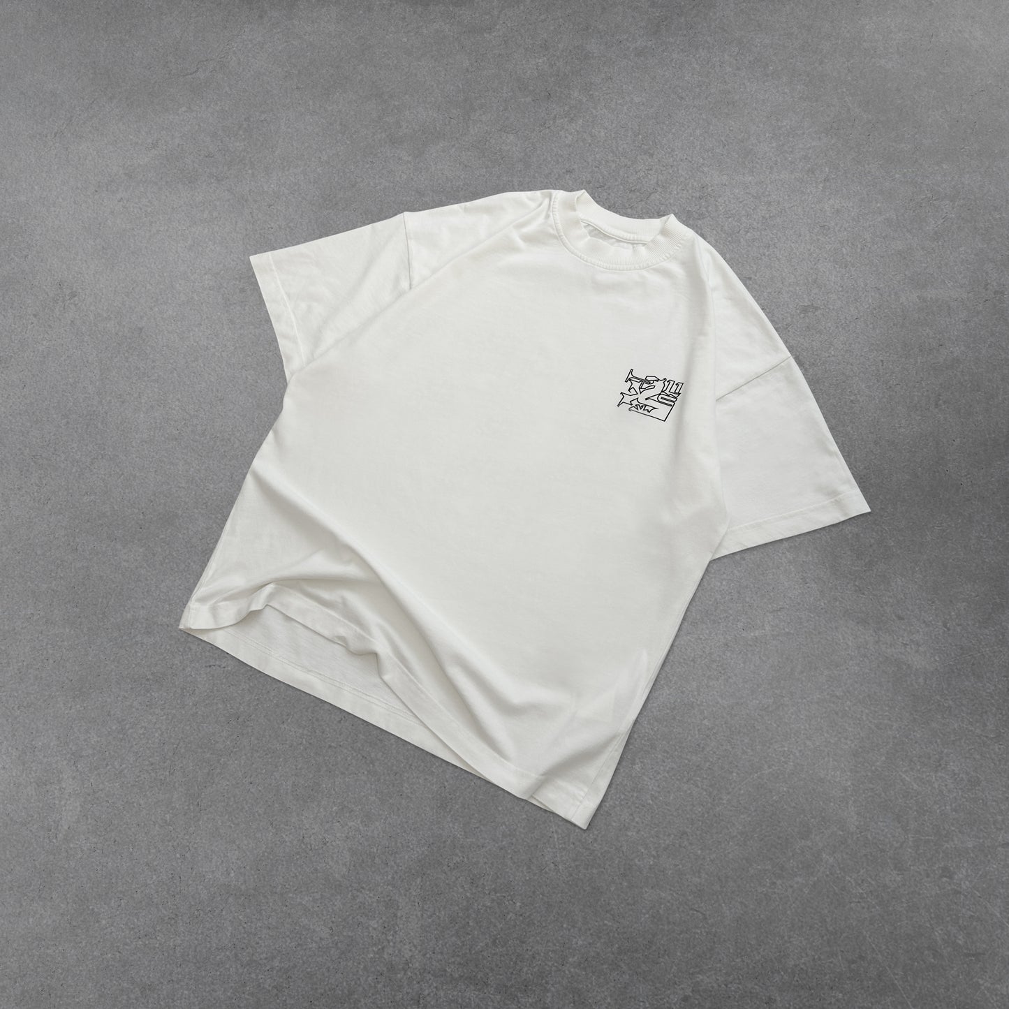 Outline White T-Shirt