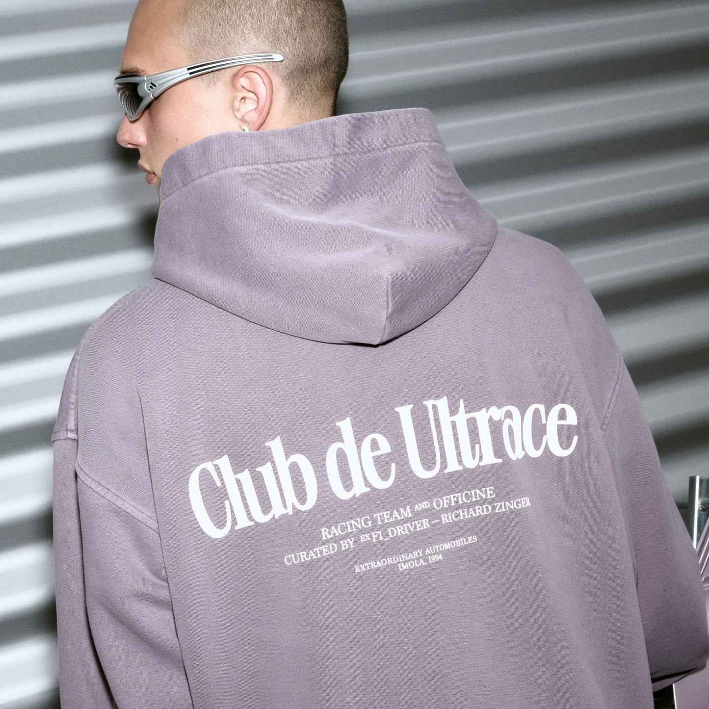 Crest Purple Hoodie