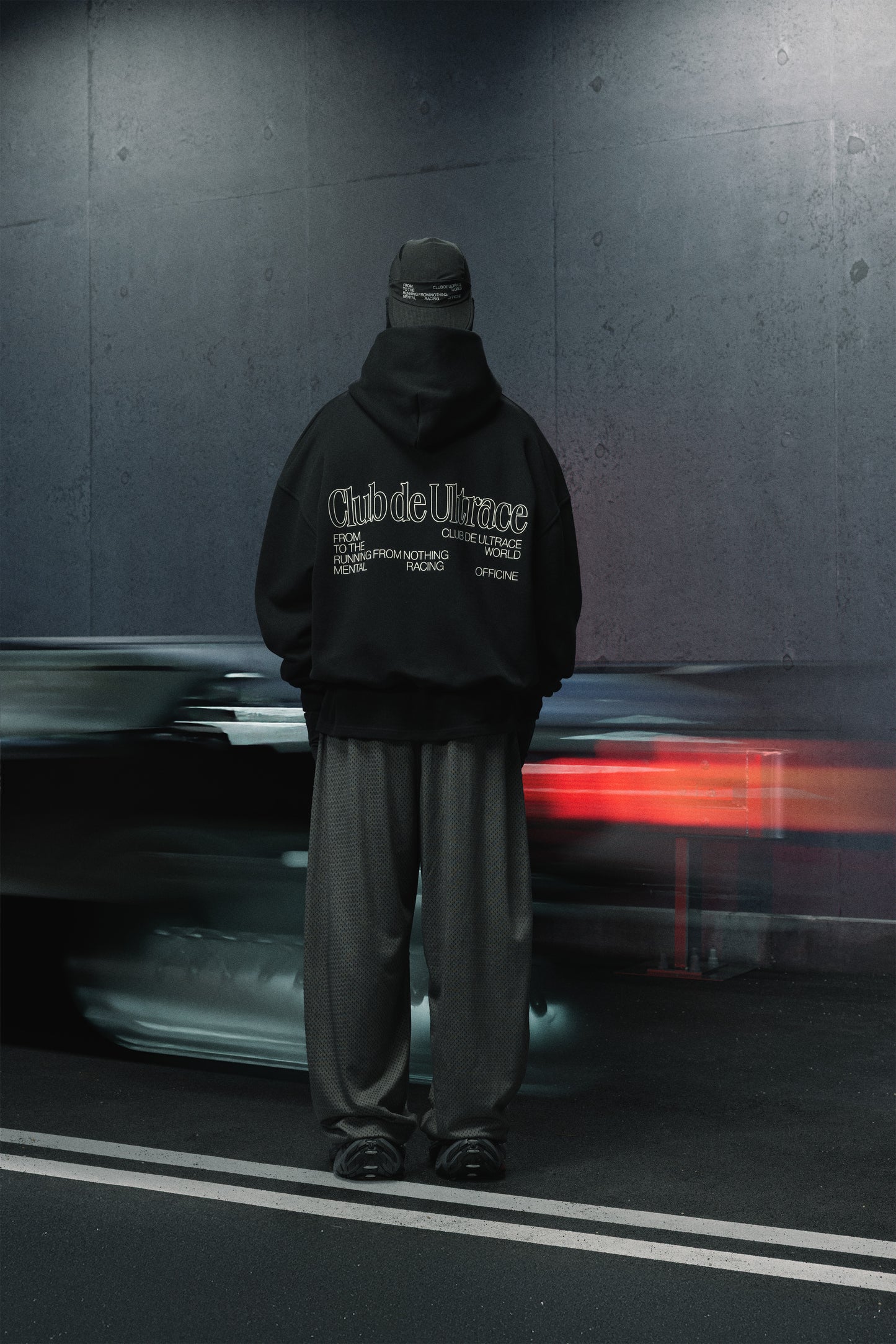 Outline Black Hoodie