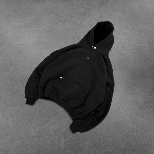 Central Crest Black Hoodie