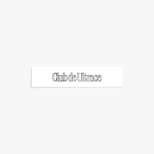 Outline Sticker White