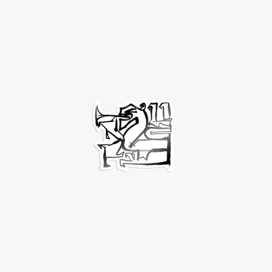 Black Griffin Sticker